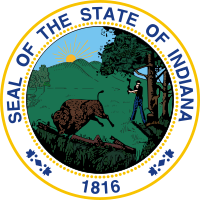 The Great Seal of the State of Indiana